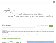 Tablet Screenshot of annuaire-lauragais.fr